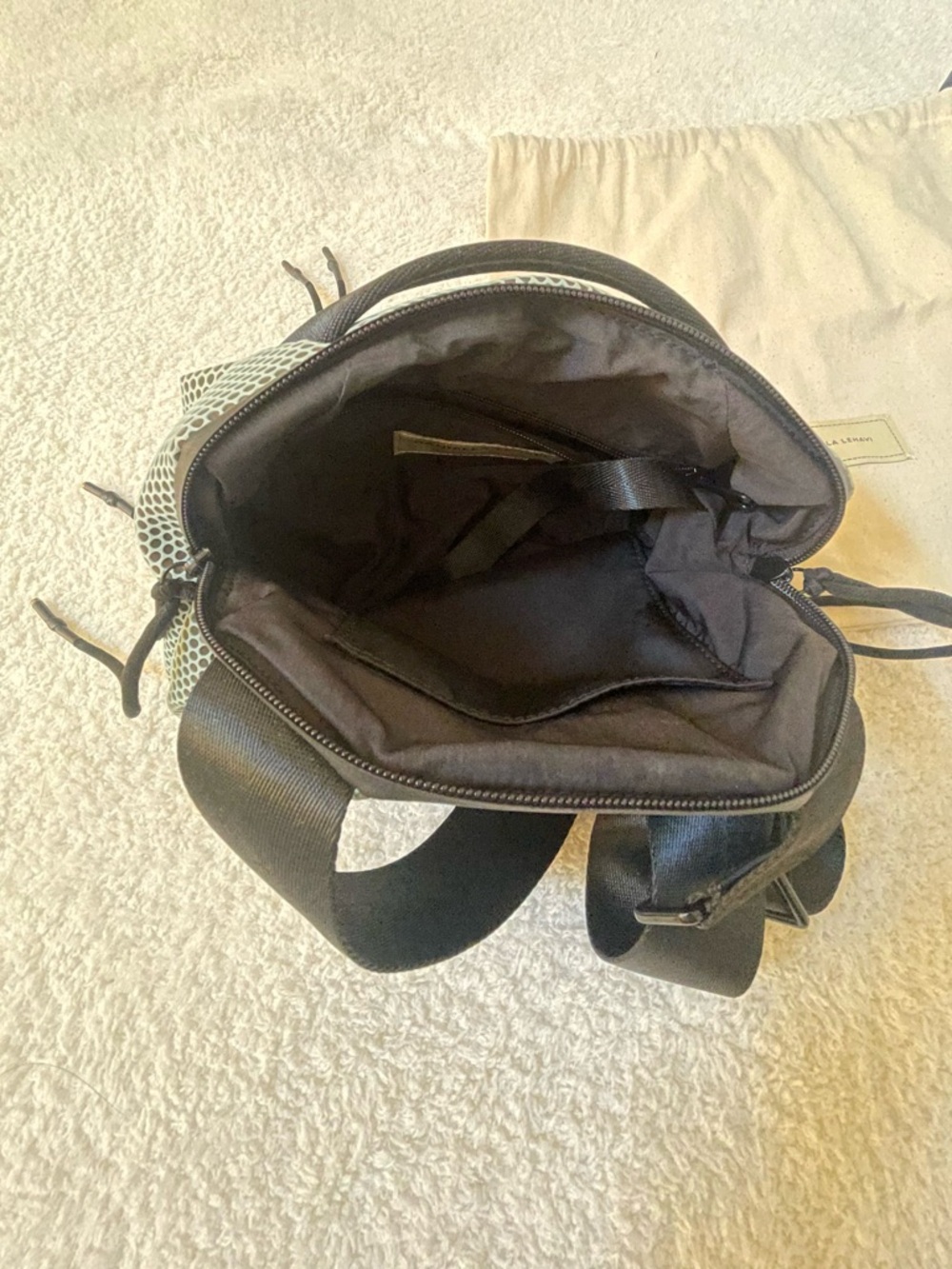 The Daniella Lehavi Bonnie Crossbody bag mint green & black w/dust bag - Picture 5 of 12